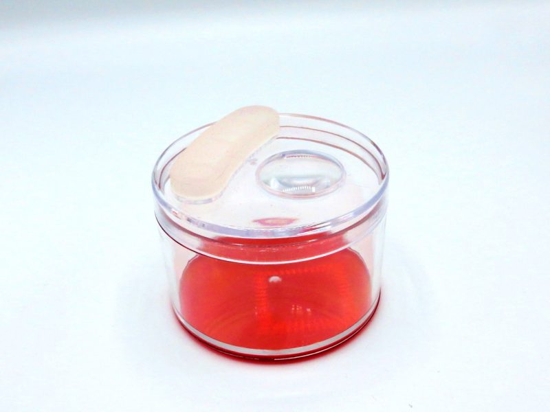 Magnify Glass Red jar 2