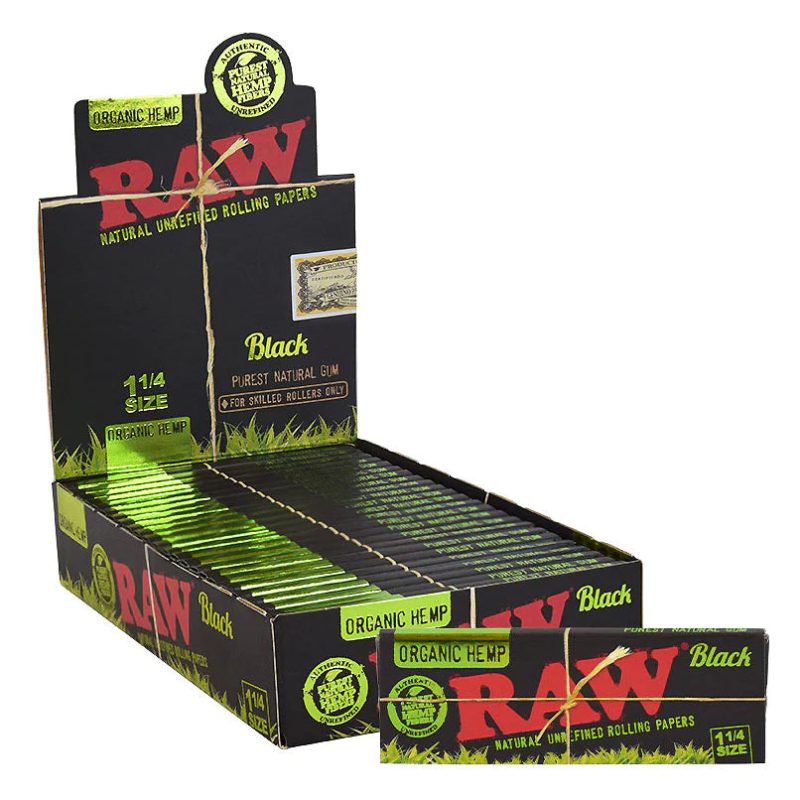 RAW BLACK ORGANIC 1.25 DISPLAY