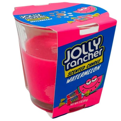 jolly rancher watermelon scented candle candyfunhouse